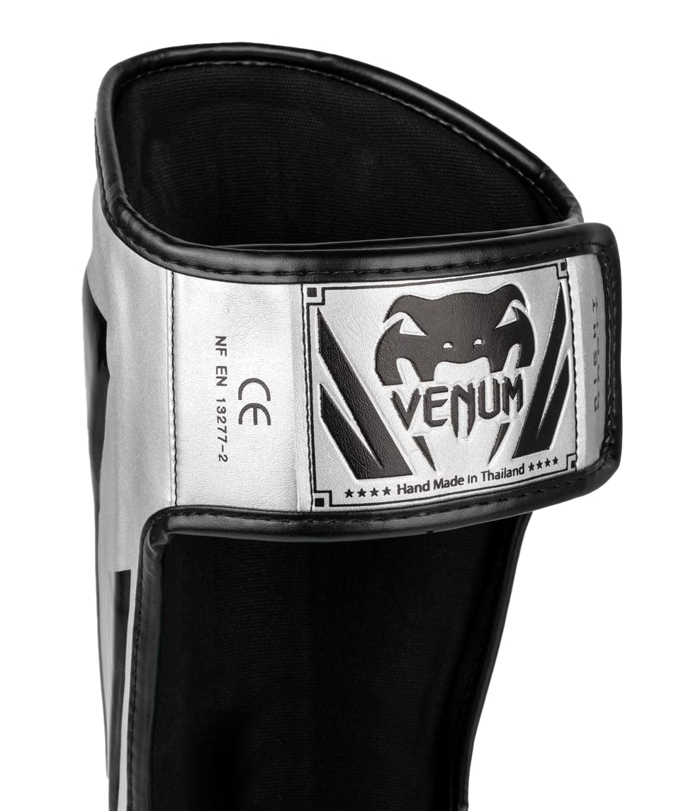 Amazon | VENUM レッグガード ELITE SHIN GUARDS （シルバー×ブラック
